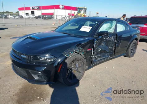 2023 Dodge Charger Scat Pack Widebody из США, поврежденный, VIN 2C3CDXGJ4PH678480